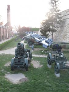 Random weapons in Belgrade Fortress