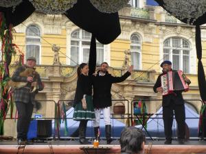 Performance in Old Town Square - Prague