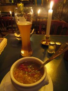 Sauerkraut soup with bread - Berlin