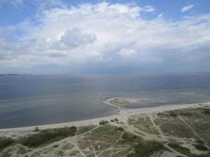 View from tower at Naval Memorial - Laboe