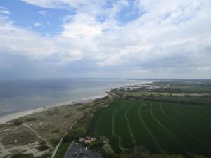 View from tower at Naval Memorial - Laboe