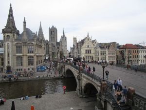 View from hostel - Ghent