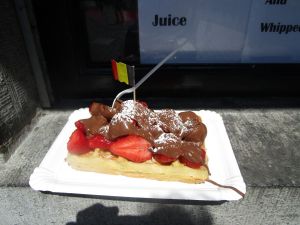 Belgian waffle (not overrated)