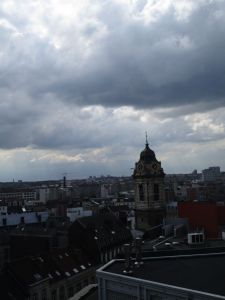 View from parking structure - Brussels