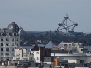 View from parking structure - Brussels