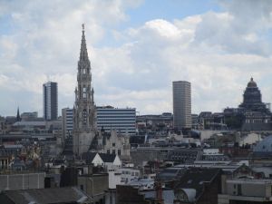 View from parking structure - Brussels