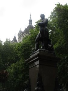 Statue in a park - London