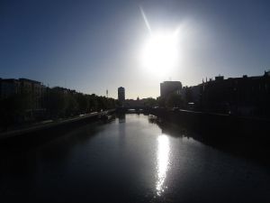 View from Ha'penny Bridge - Dublin