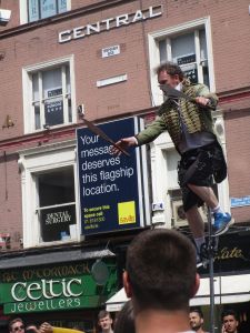 Street performer - Dublin