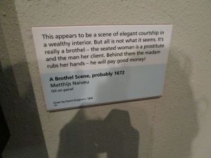 I want to meet whoever wrote the descriptions of these paintings inside the Kelvingrove Art Gallery and Museum - Glasgow