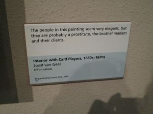 I want to meet whoever wrote the descriptions of these paintings inside the Kelvingrove Art Gallery and Museum - Glasgow