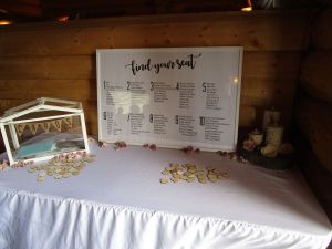 Seating arrangement and well wishes - Lac Le Jeune