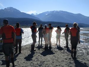 On rafting trip - outside Haines