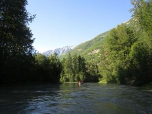 On rafting trip - outside Haines