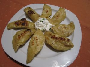 Potato and cheese pierogies