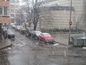 Snow from apartment - Sofia