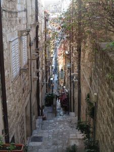 A street in the Old Town - Dubrovnik