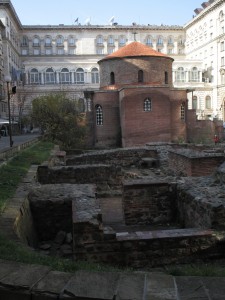 St. George Rotunda in SofiaLion in front of Palace Of Justice in SofiaSt. George Rotunda in Sofia