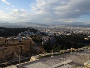 View of Athens from the Acropolis