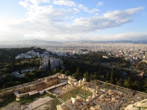 View of Athens from the Acropolis