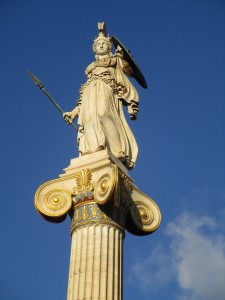 Statue of Athena at Academy of Athens