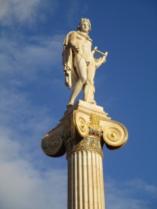 Statue of Apollo at Academy of Athens