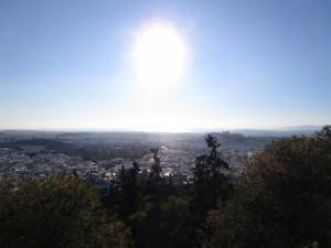 View of Athens from Mount Lycabettus