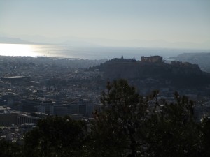 View of Athens from Mount Lycabettus