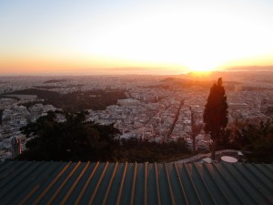 Sunset from Mount Lycabettus