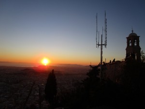 Sunset from Mount Lycabettus