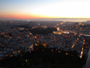 Sunset from Mount Lycabettus