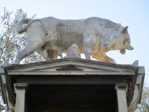 Bull in Kerameikos Cemetery