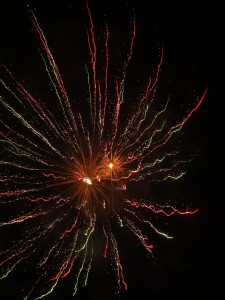 New Year’s Fireworks in Falkenberg, Sweden