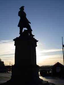 Tordenskjold Statue at Oslo Harbour