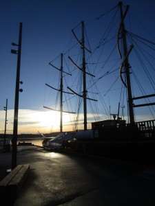 Ship in Oslo Harbor