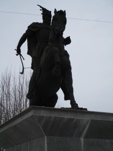 Skanderbeg statue – Prishtina