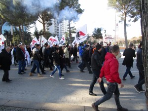 Protest in Tirana