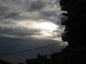 Sky over Tirana