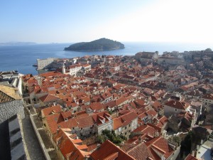 Old Town Dubrovnik from city walls