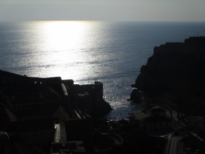 The Adriatic Sea from Dubrovnik city walls