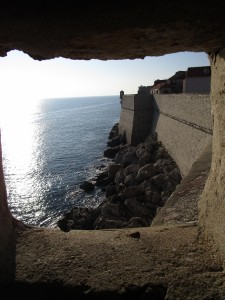 The Adriatic Sea from the city walls - Dubrovnik