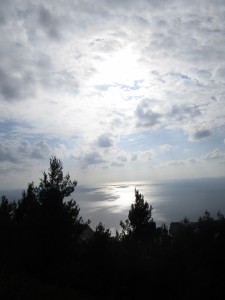 Adriatic Sea from Mount Srđ 