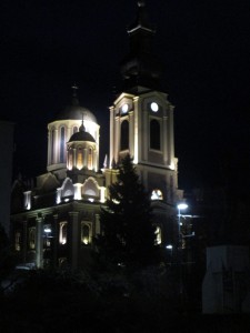 Cathedral Church of the Nativity of the Theotokos (at night) - Sarajevo