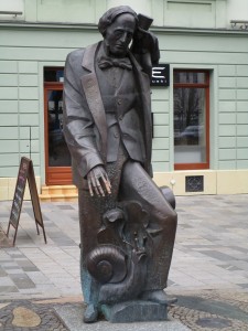 Hans Christian Andersen statue - Bratislava