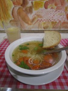 Soup and lemonade - Budapest